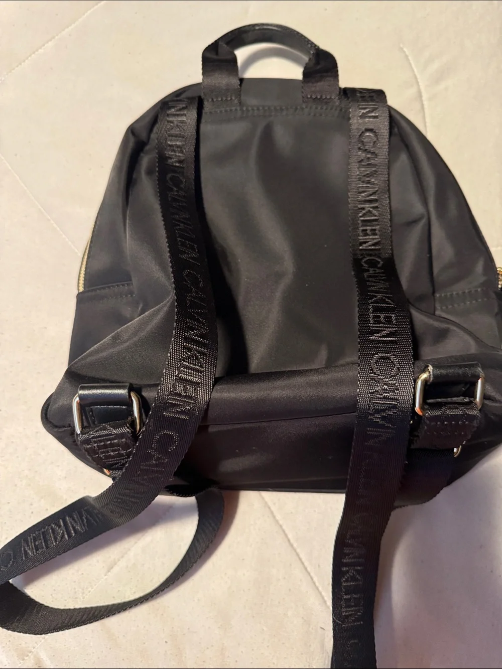 Black Designer Nylon Mini Backpack - Calvin Klein